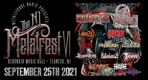 The NJ Metalfest 6 - Debonair Music Hall - Teaneck, 2021-09-25 | dates ...